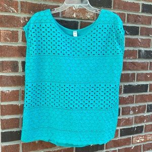 Old Navy lattice sleeveless shirt
